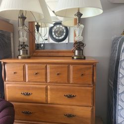 Dresser And Mirror