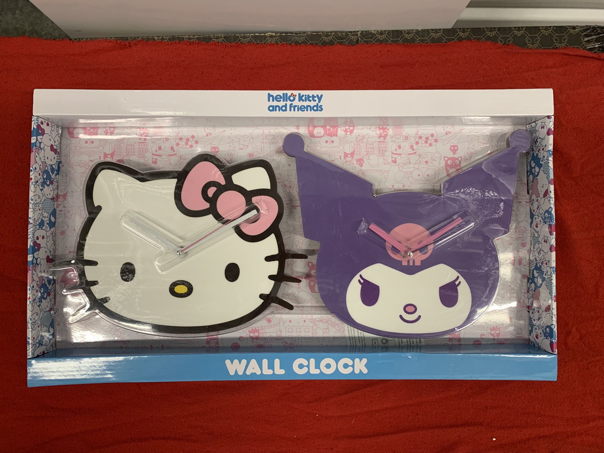 Hello Kitty And Kuromi Clocks