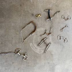 Horse Bridle Bits Lot Equestrian