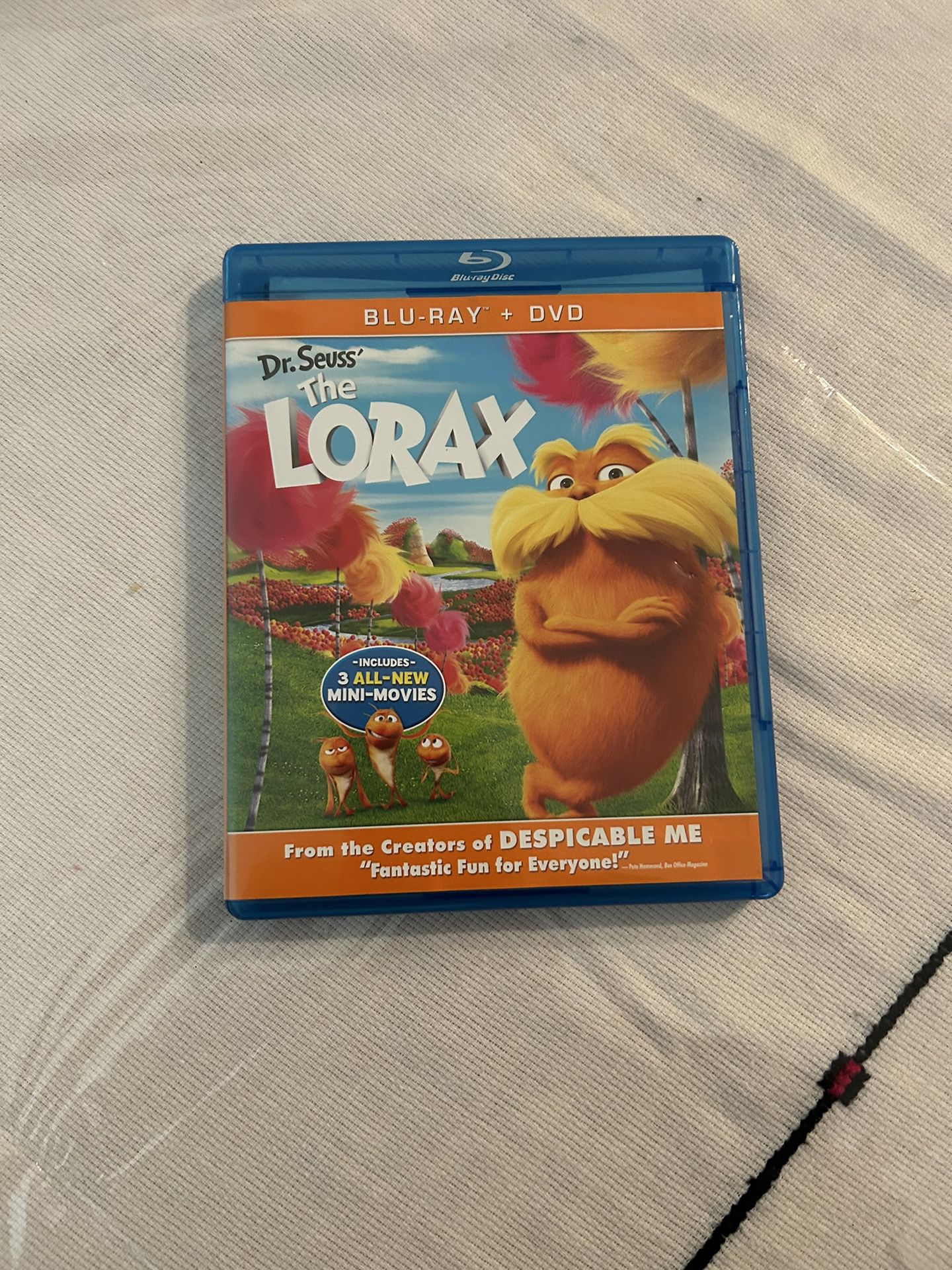 Lorax movie on dvd and blu-ray