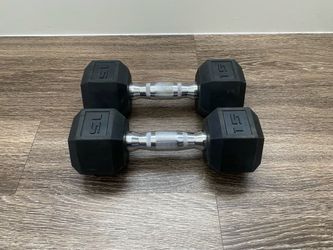 15 lb dumbbells