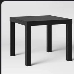 IKEA SMALL BLACK TABLE FREE‼️ (Very Tore On Top)