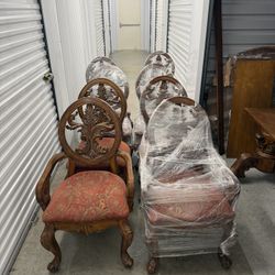 Solid Wood Dining Set w/ China Cabinet