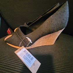 Toms Peep toe Wedge