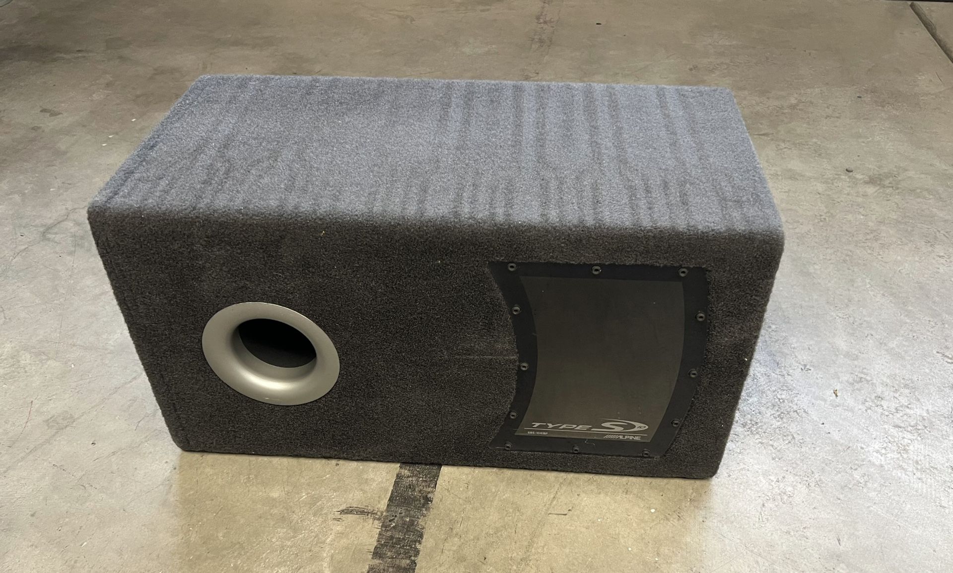 Alpine Subwoofer Box - $125