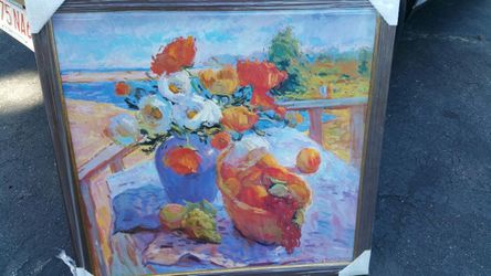 Signed Matted & Framed Painting