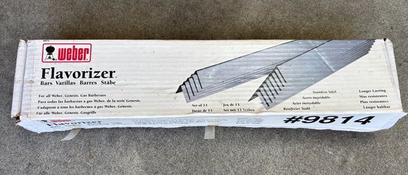 15.3" Stainless Steel Flavorizer Bars for Weber Grill