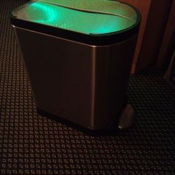 One Step Stainless Steel Trash Can