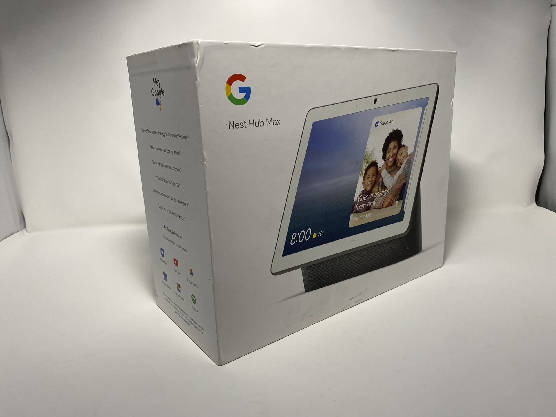 Google Nest Hub Max Smart Speaker With Google Assistant Voice Control