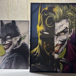 Batman Joker Wall Art Canvas prints