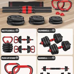 Adjustable Dumbbell/ Juego De Mancuernas