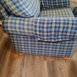 Smith Bros Chairs with Ottomans