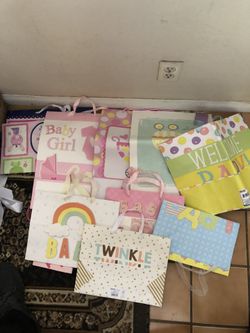 Baby shower gift bags