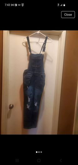 Basic denim overalls