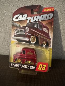 Car Tuned GMC Panel Van Gold Rims 