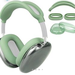 SOULWIT Protective Kit for AirPods Max, Headband Cover + TPU Case Protector + Silicone Ear Pads Cover
