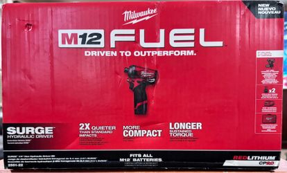 Milwaukee M12 Fuel Surge Hydraulic Driver Kit New