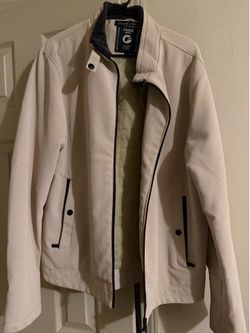 Cream Soft leather jacket
