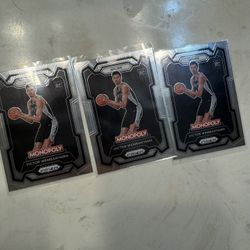 Victor Wembanyama Monopoly Prizm 2024 Rookie Card