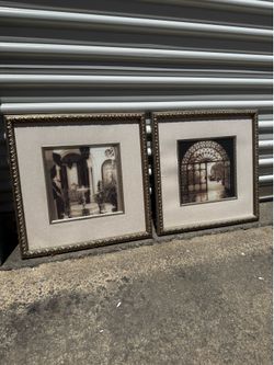 Decorative Pair of Framed Prints by Alan Blaustein