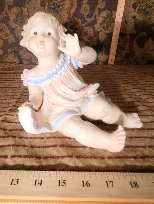 Vintage Piano Baby Basque Girl Toddler 