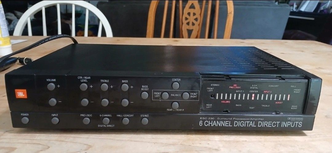 JBL ESC230 6 Ch Digital Direct Inputs Surround Processor/Amplifier Works!*