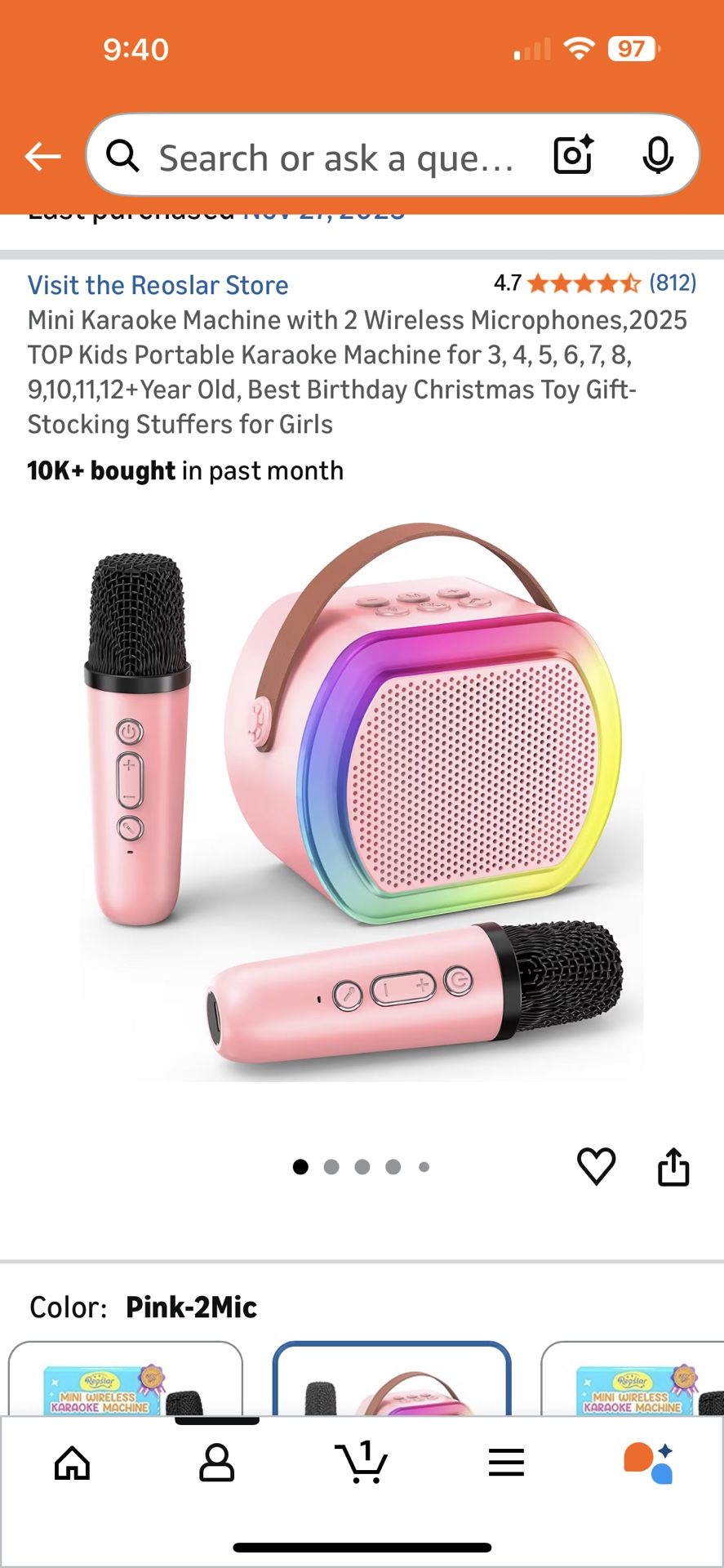 Mini Karaoke For Kids