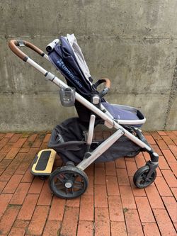 Complete UPPAbaby Vista System — Bassinet + Stand + Stroller + PiggyBack ridealong