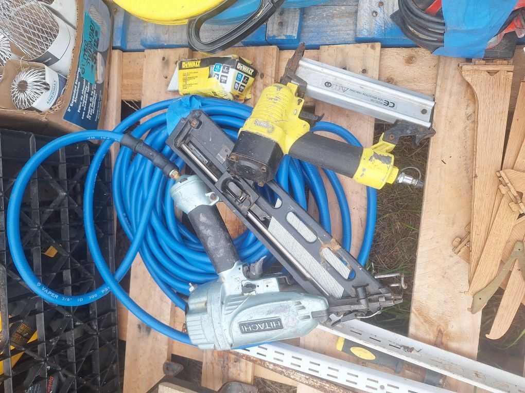 Brad And Finish Nailer And Hose