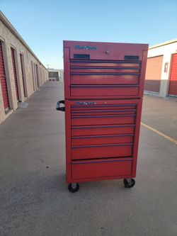 SNAP-ON Blue Point TALL Red  Tool Box 11 Drawers