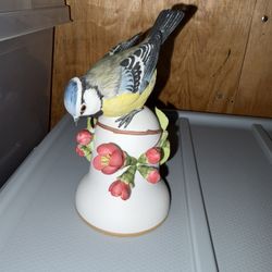 Vintage Franklin Mint " The Blue Tit" Figurine Bell