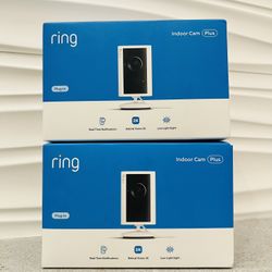 Ring Indoor Cam Plus 2 Pack (2K Retinal Vision) – Brand New | 2025 Model