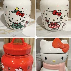Hello Kitty Christmas canisters