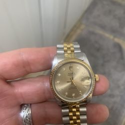 Tudor 74033 34mm 90’s-00’s with diamonds