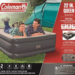 Coleman Queen Air Mattress with Built In Pump