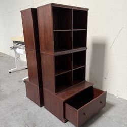 Pottery Barn Bookshelves