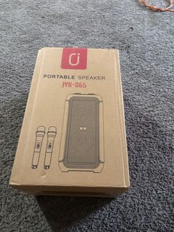 JYX-S65 Portable Speaker with Wireless Microphones
