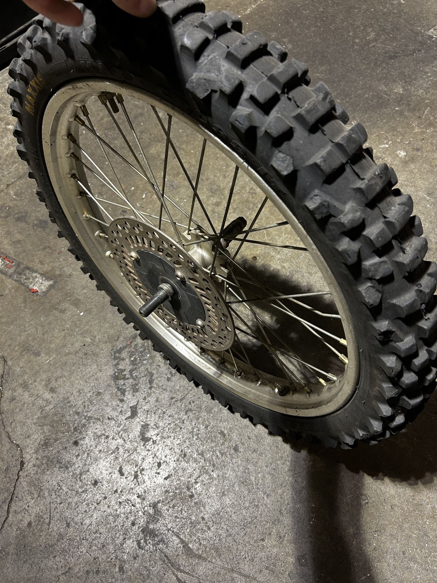 Xr600 Front Wheel, Axle, Spacers, Rotor