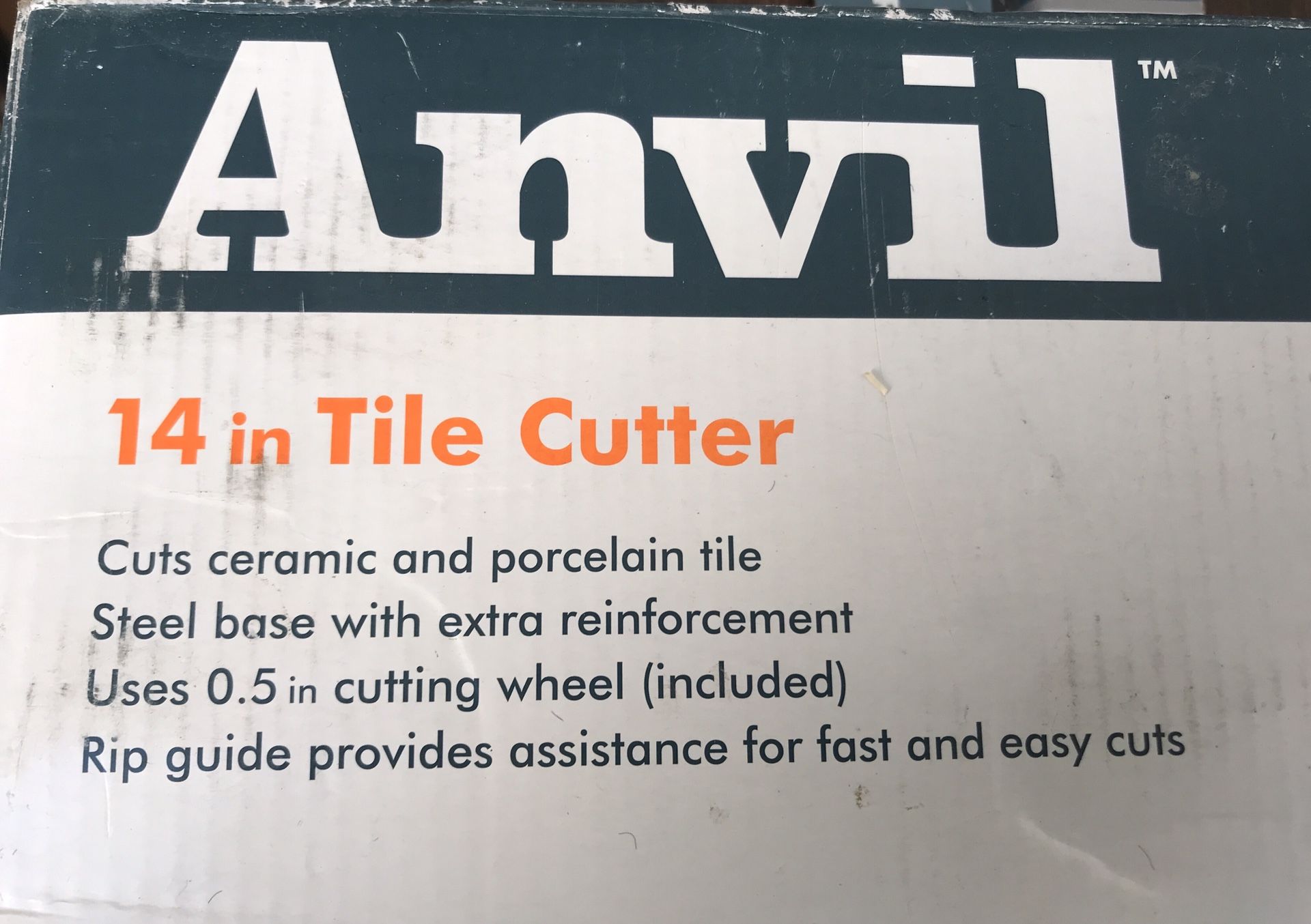 Anvil 14 inch tile cutter for Sale in Phoenix, AZ OfferUp