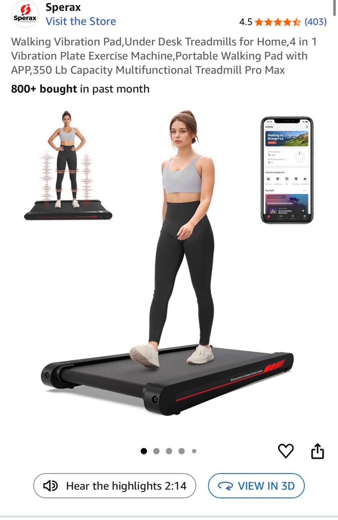 Walking vibration pad NEW