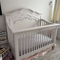 White Baby Crib