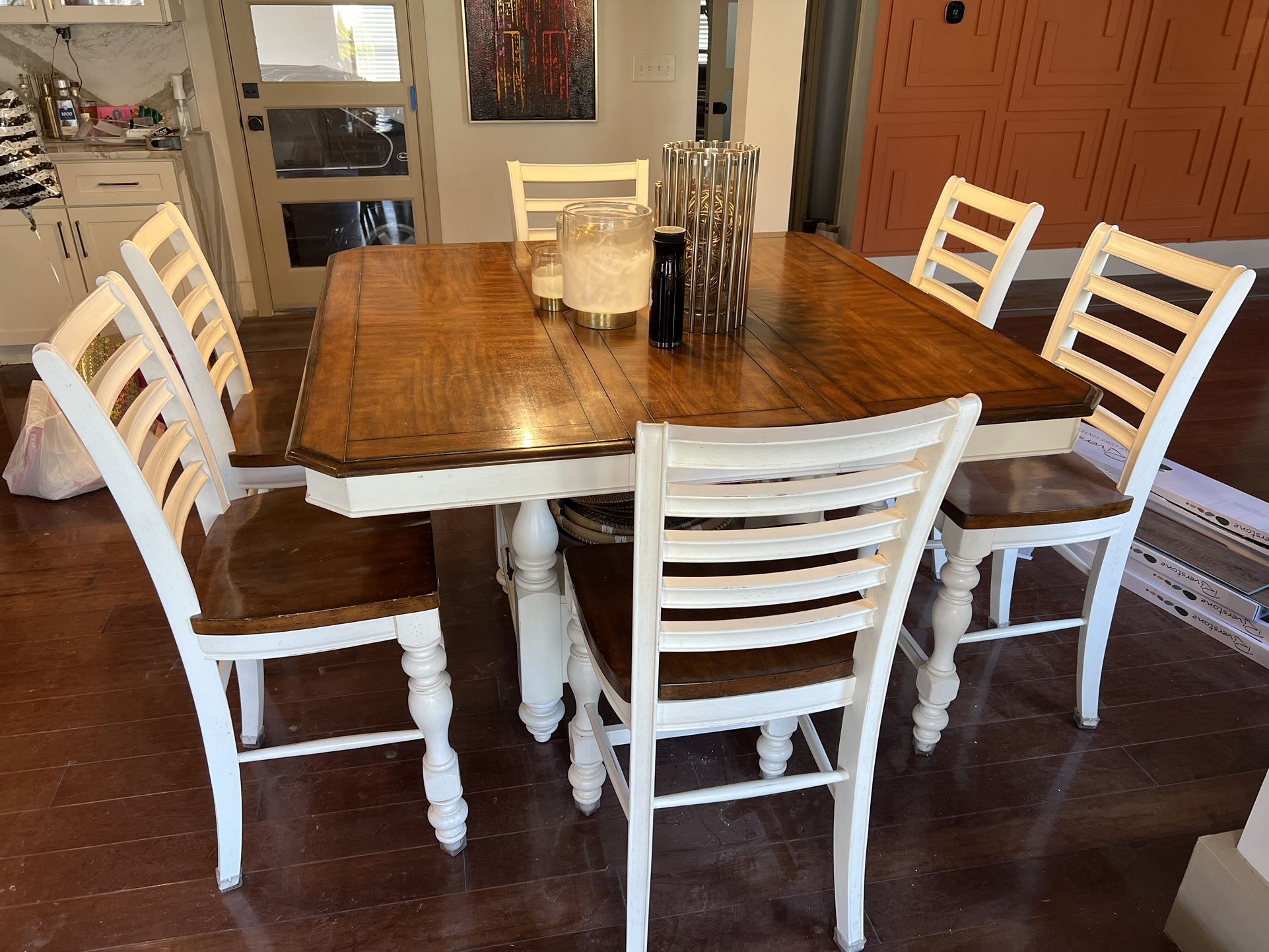 Breakfast Table 53x53 Great Condition Got From Havertys 
