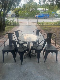 Table and chairs