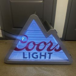 Coors Light Mountain Mini Fridge 