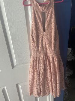 Short Beige Dress