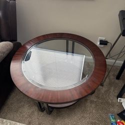 Glass Top Coffee Table