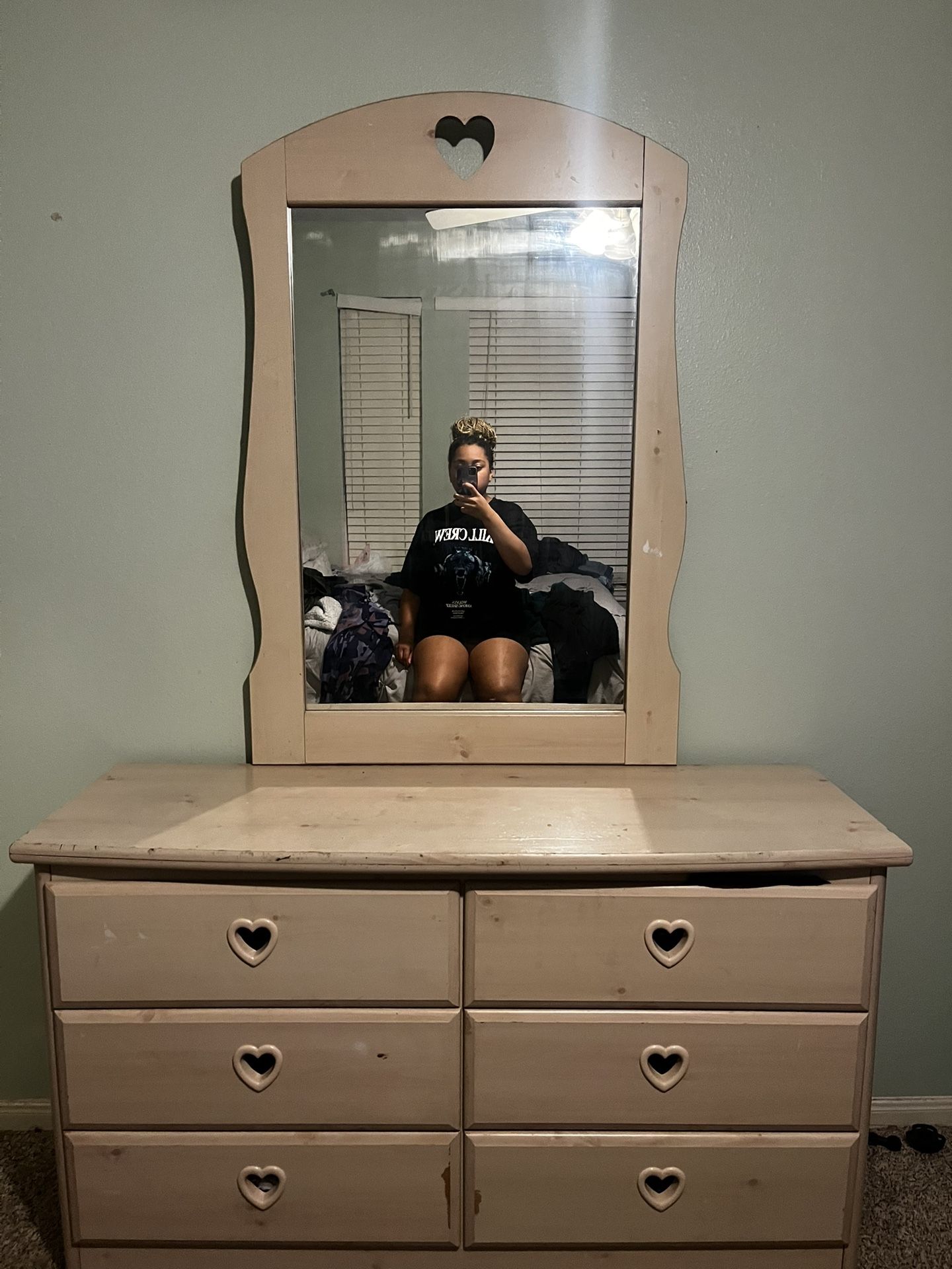 Cute Heart Bedroom Drawer Set