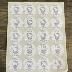 Hello Kitty Customized Sticker Sheets 