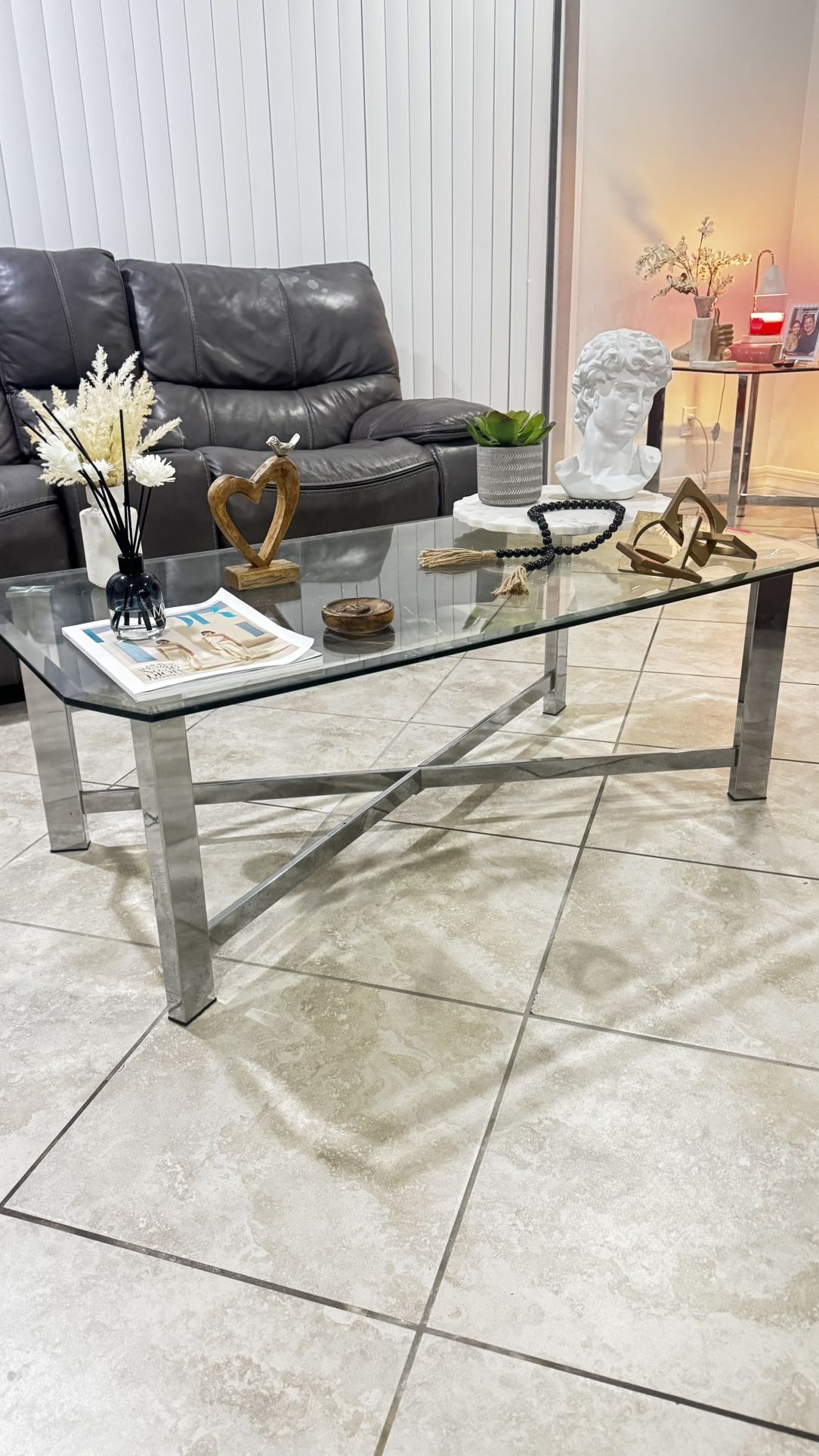 Cocktail Table Teagan Chrome