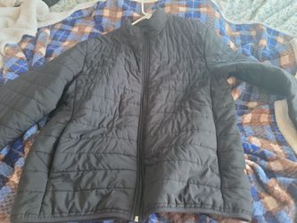 Voyager black puffer jacket XL men